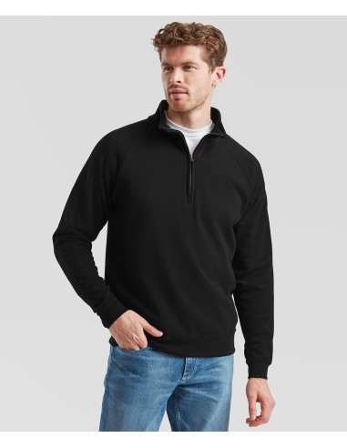 F-62-114-0-Classic Zip Neck Sweat